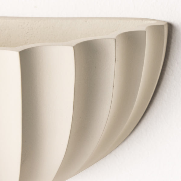 Pooky - Smaller Ruckle Wall Light - Paintable Finish