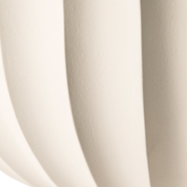Pooky - Large Ruckle Wall light - Paintable Finish