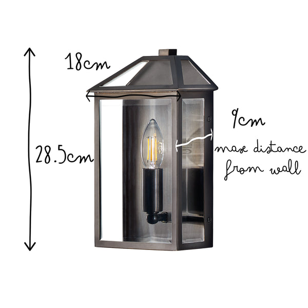 Pooky - Salcombe Ip44 Exterior Wall Light - Bronze