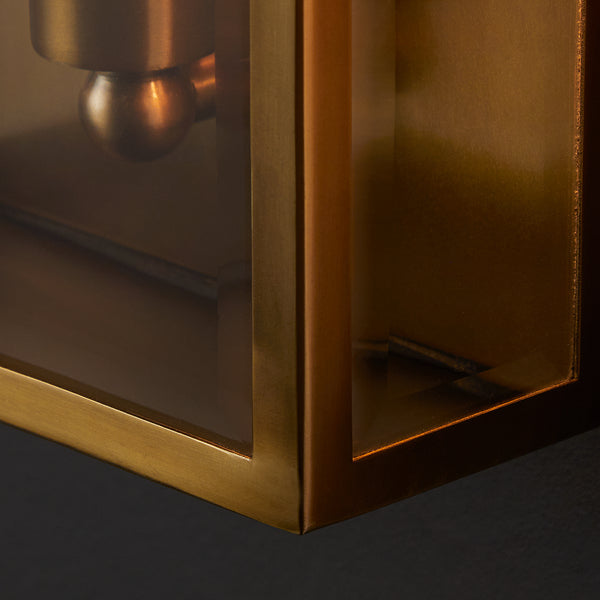 Pooky - Salcombe Ip44 Exterior Wall Light - Antique Brass