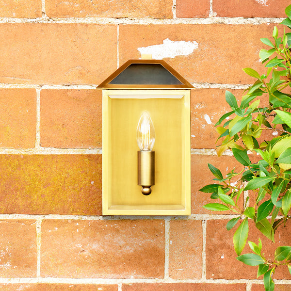 Pooky - Salcombe Ip44 Exterior Wall Light - Antique Brass