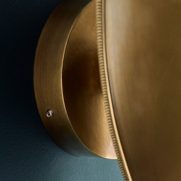 Pooky - Scoop Wall Light - Antique Brass