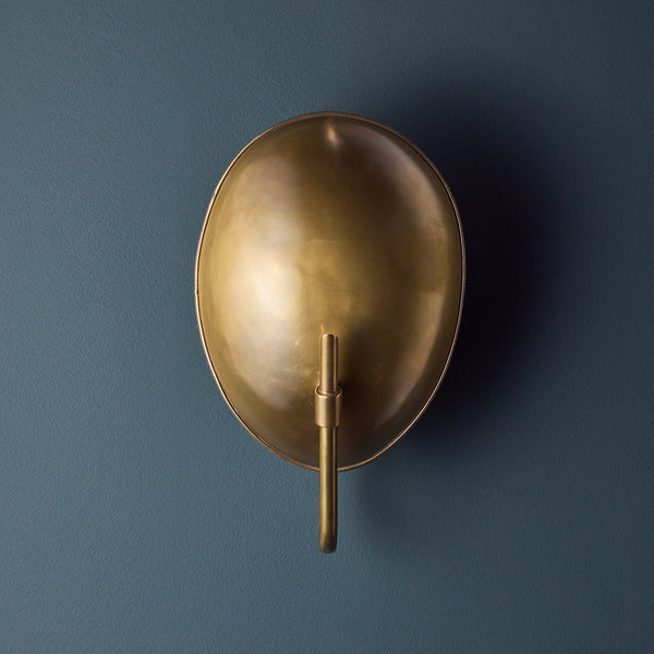 Pooky - Scoop Wall Light - Antique Brass