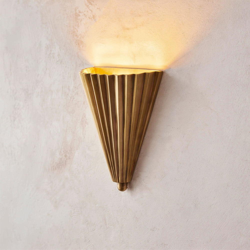 Pooky - Smaller Sensu Wall Light - Brass