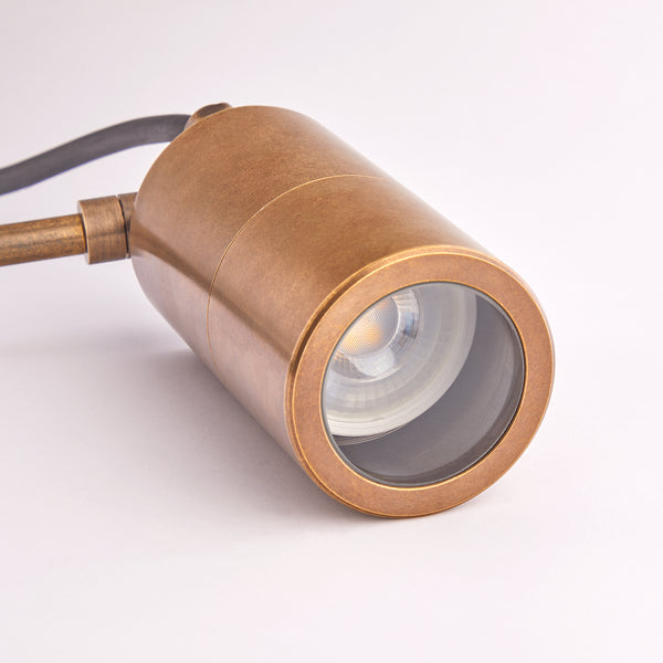 Pooky - Spikey Ip65 Long Body Spike Light - Brass