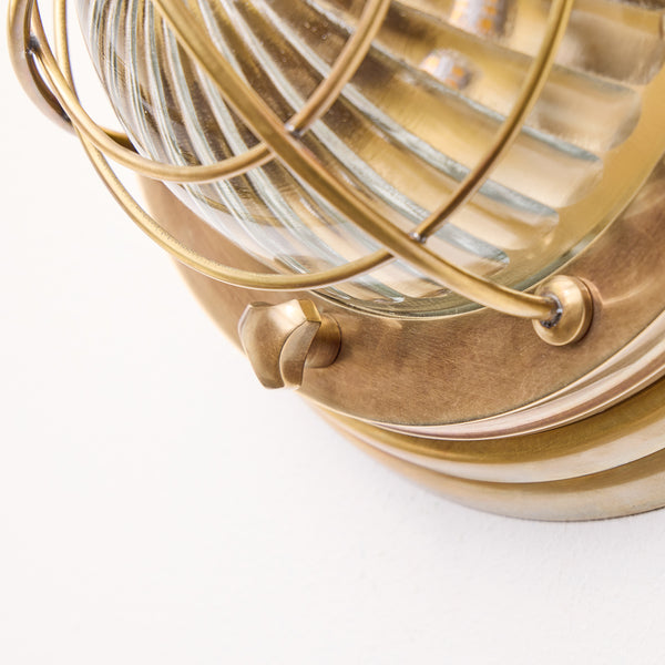 Pooky - Saturina Ip54 Flush Light - Outdoor - Brass and Glass