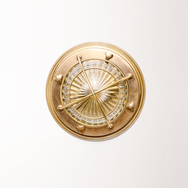 Pooky - Saturina Ip54 Flush Light - Outdoor - Brass and Glass