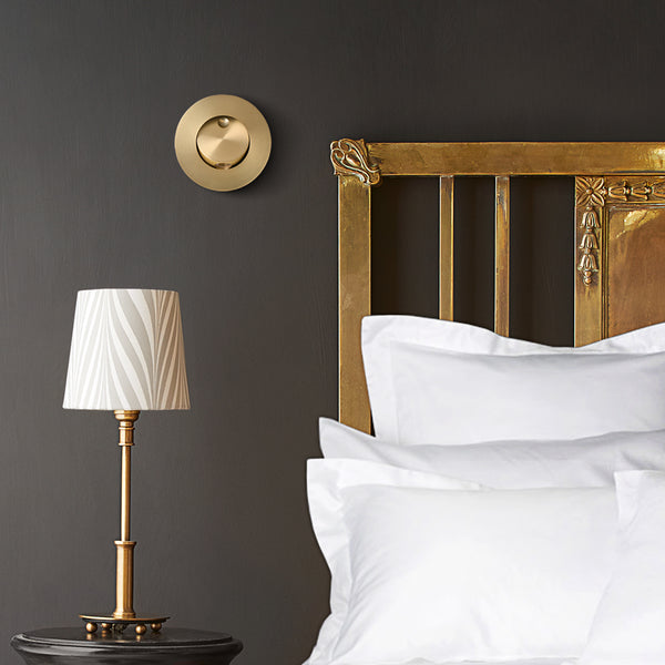 Pooky - Tuck Wall Light - Antique Brass