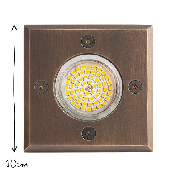 Pooky - Wrath Ip67 Recessed Decking Light - Antique Bronze