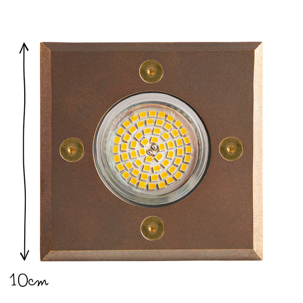 Pooky - Wrath Ip67 Recessed Decking Light - Brass