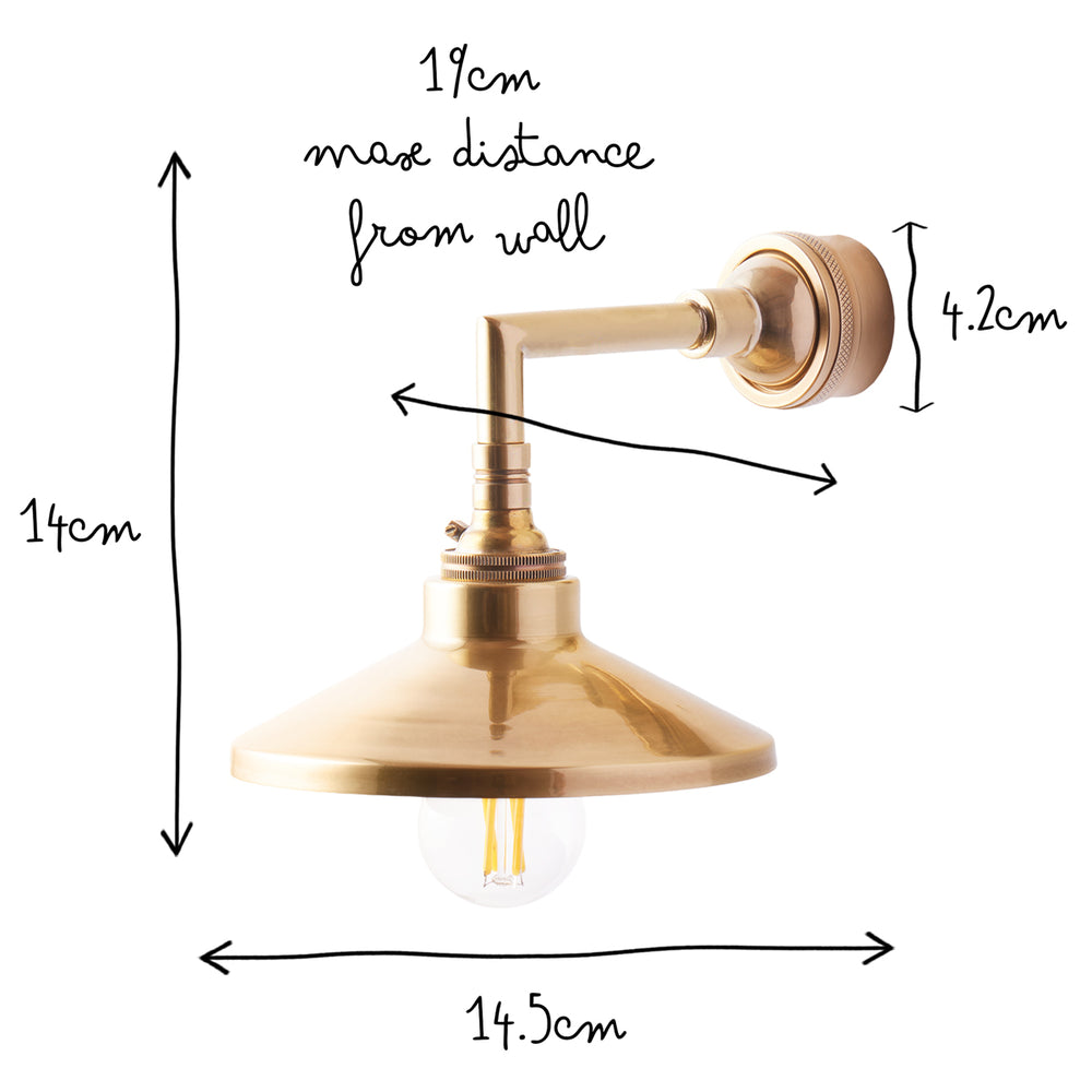 Pooky - Whizzlet Wall Light - Brass