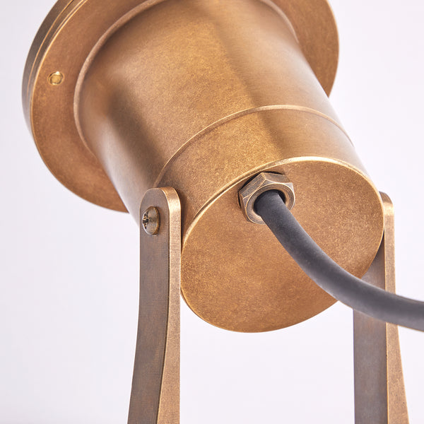 Pooky - Zennor Ip65 Garden Spotlight - Adjustable Bracket - Brass