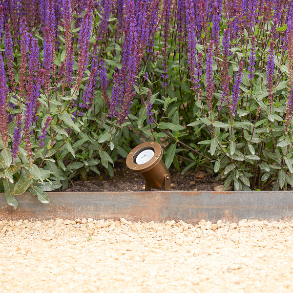 Pooky - Zennor Ip65 Garden Spotlight - Adjustable Bracket - Brass
