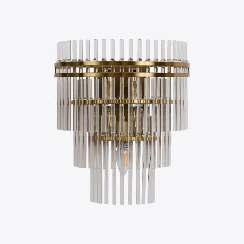 Pure White Lines Waldorf Wall Light