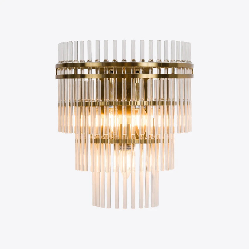 Pure White Lines Waldorf Wall Light