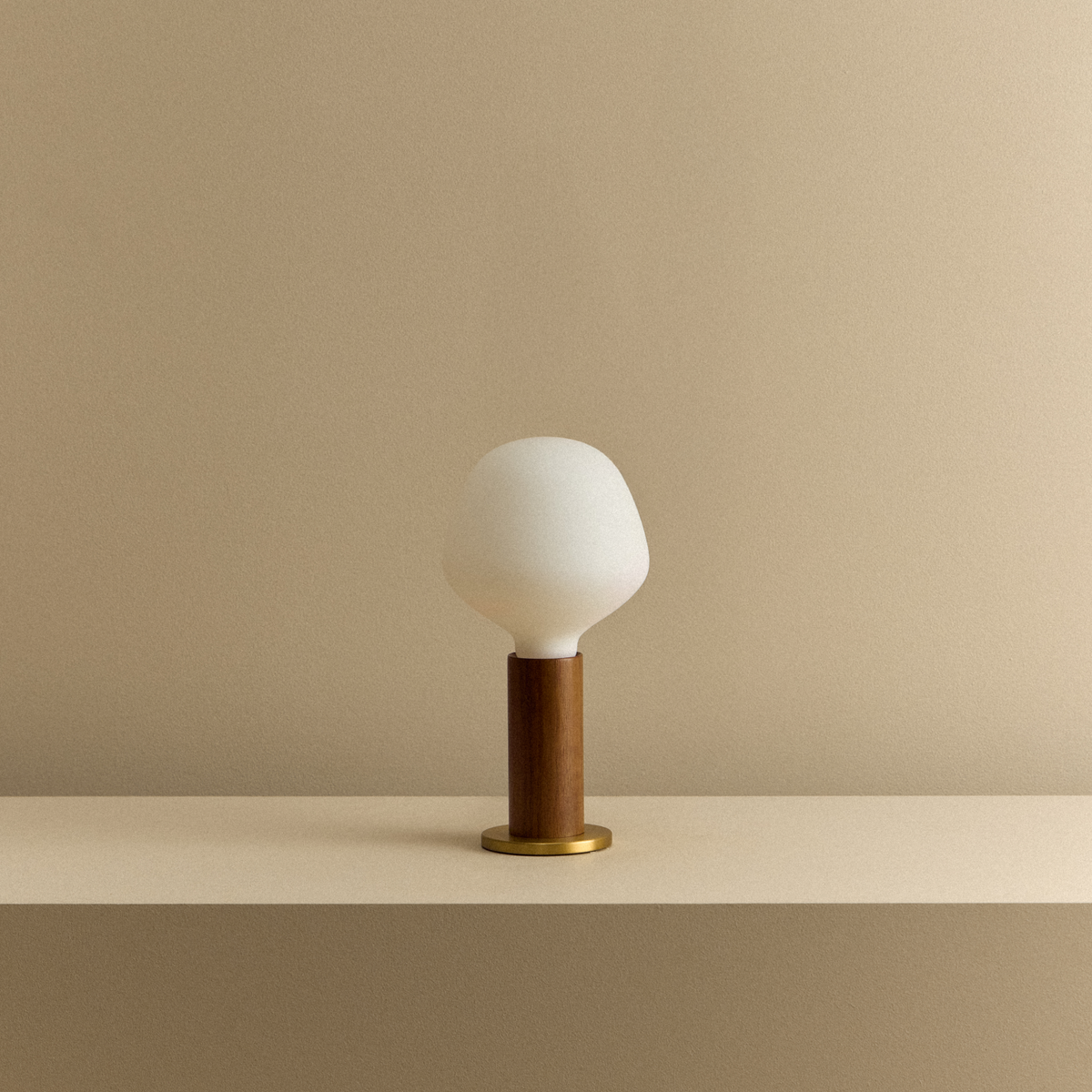 Tala Knuckle Table Lamp in Walnut + Enno