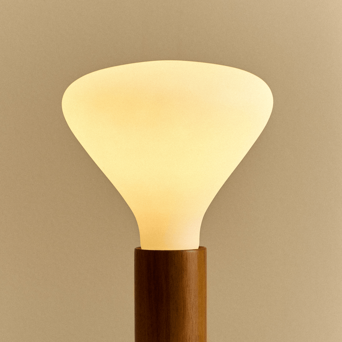 Tala Knuckle Table Lamp in Walnut + Noma