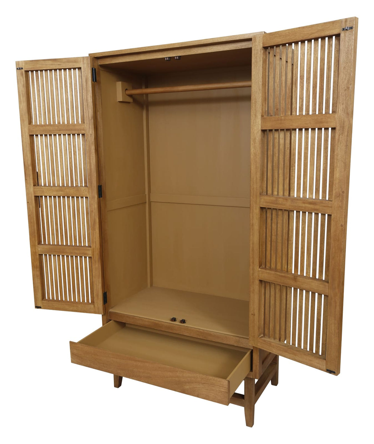 Fishe & Lilly Melia Light Oak Wardrobe with Drawer