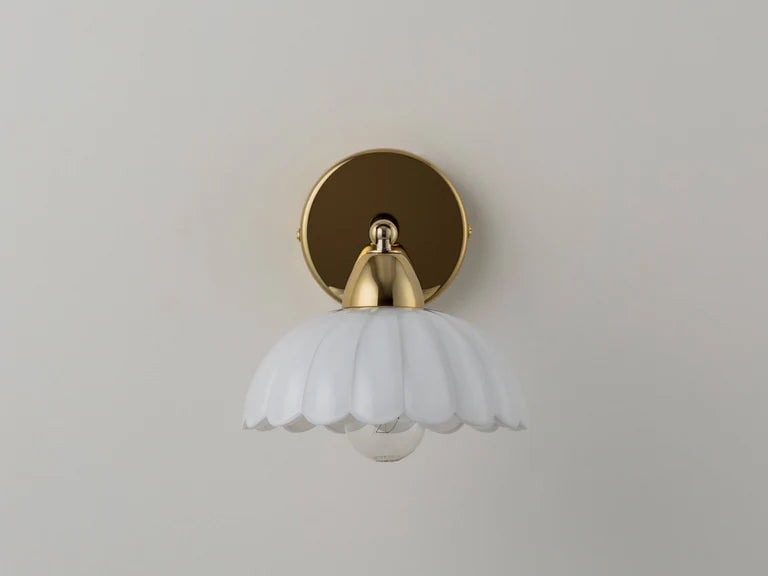 Houseof White Flower Sconce Wall Light