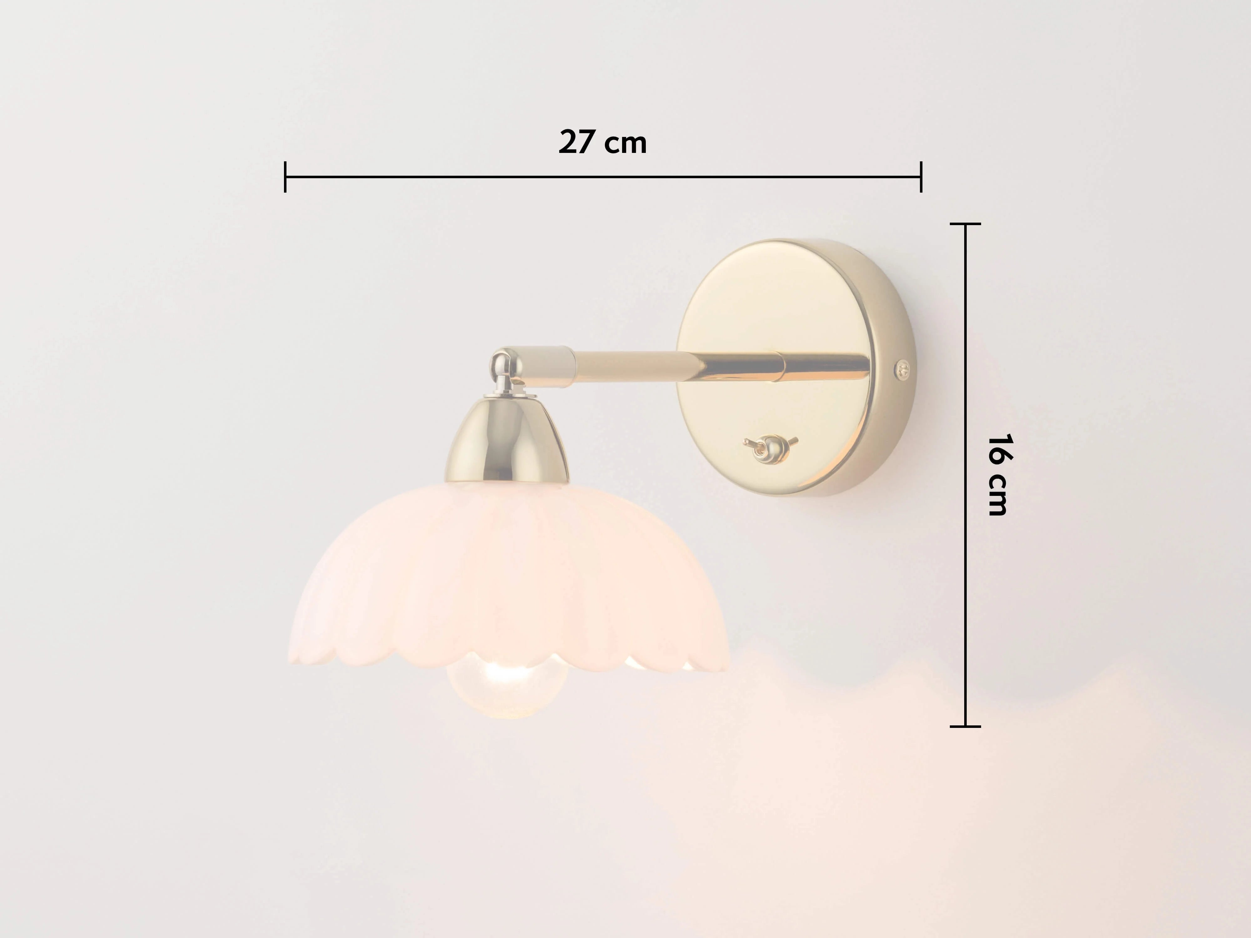 Houseof White Flower Sconce Wall Light