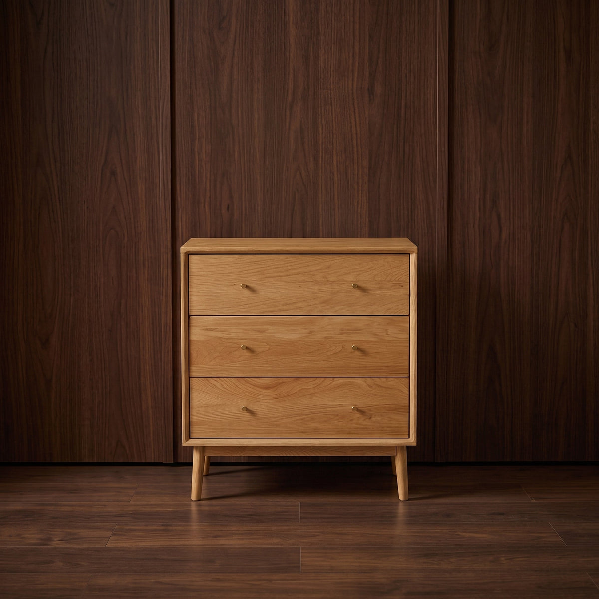 Fishe & Lilly Wright Oak Chest of 3 Drawers
