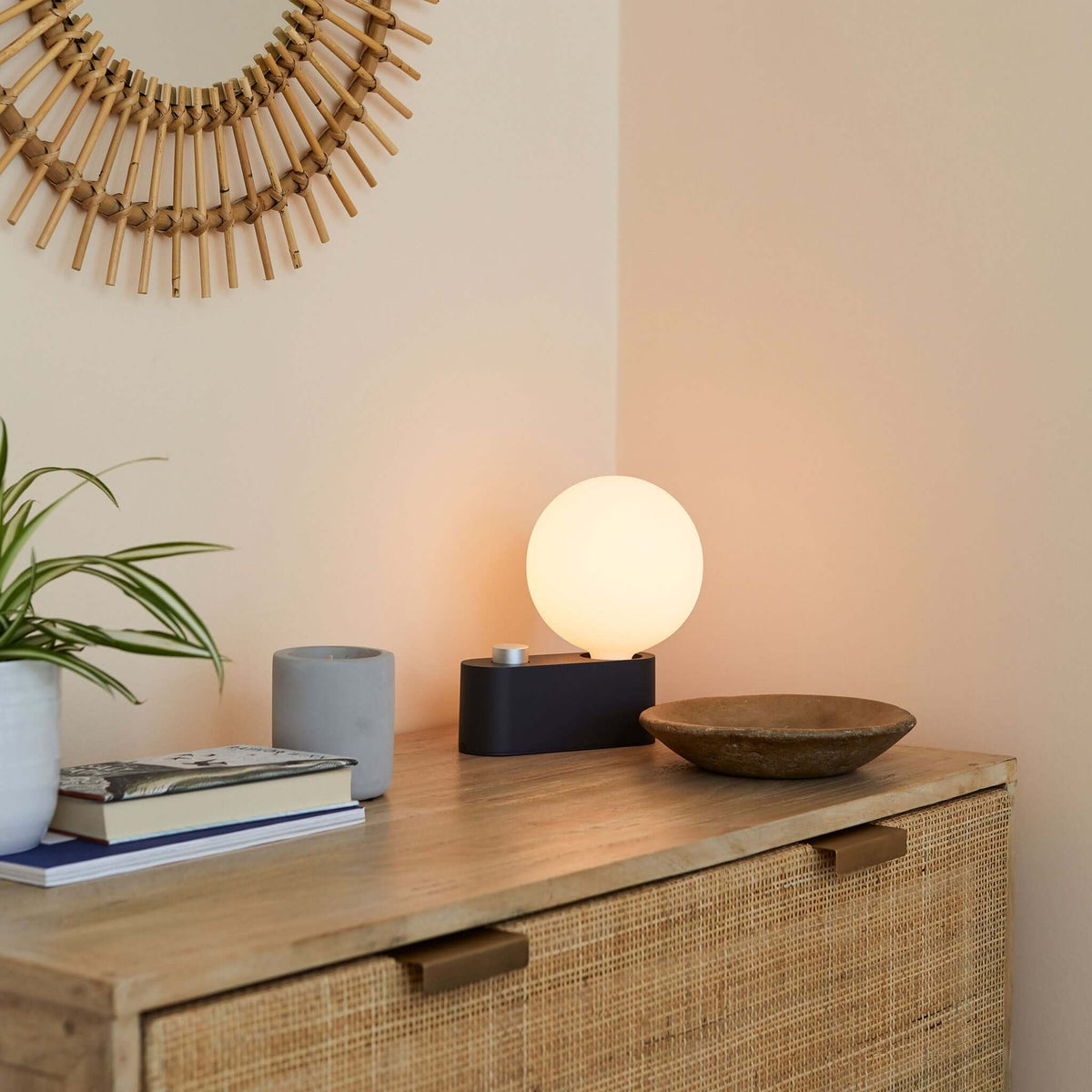Tala Alumina Multi-Use Lamp in Charcoal