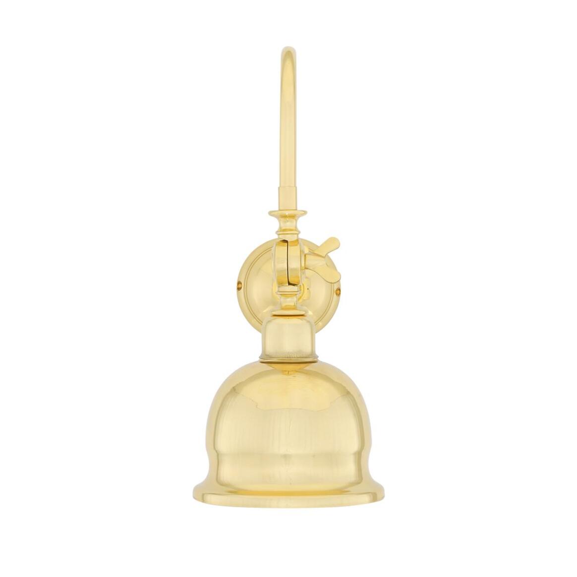 Mullan - Apia Vintage Swivel Brass Picture Light - Polished Brass Finish