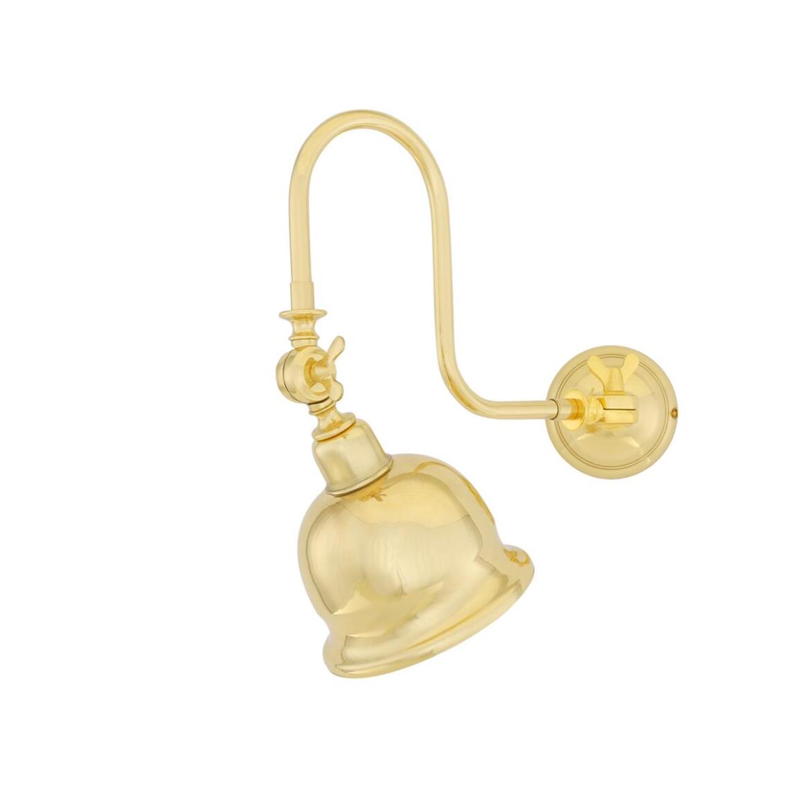 Mullan - Apia Vintage Swivel Brass Picture Light - Polished Brass Finish
