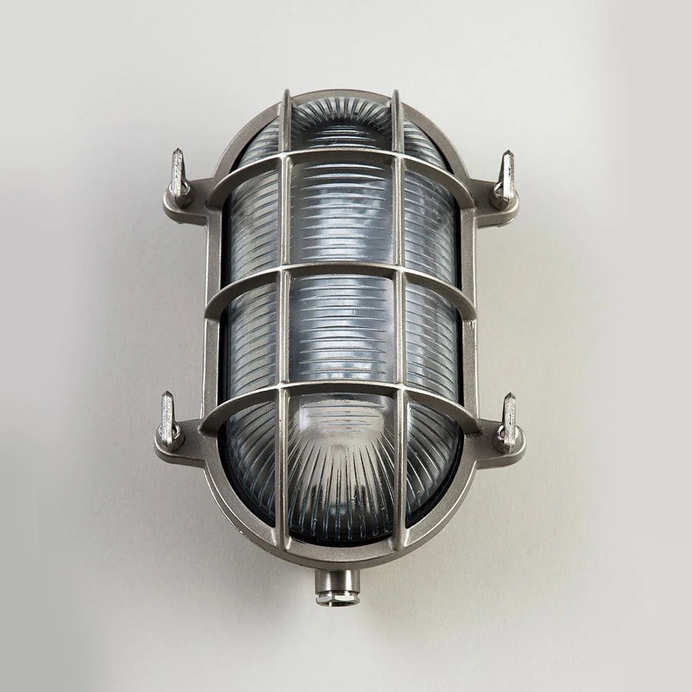 Old School Electric Oval Bulkhead - Large - Nickel