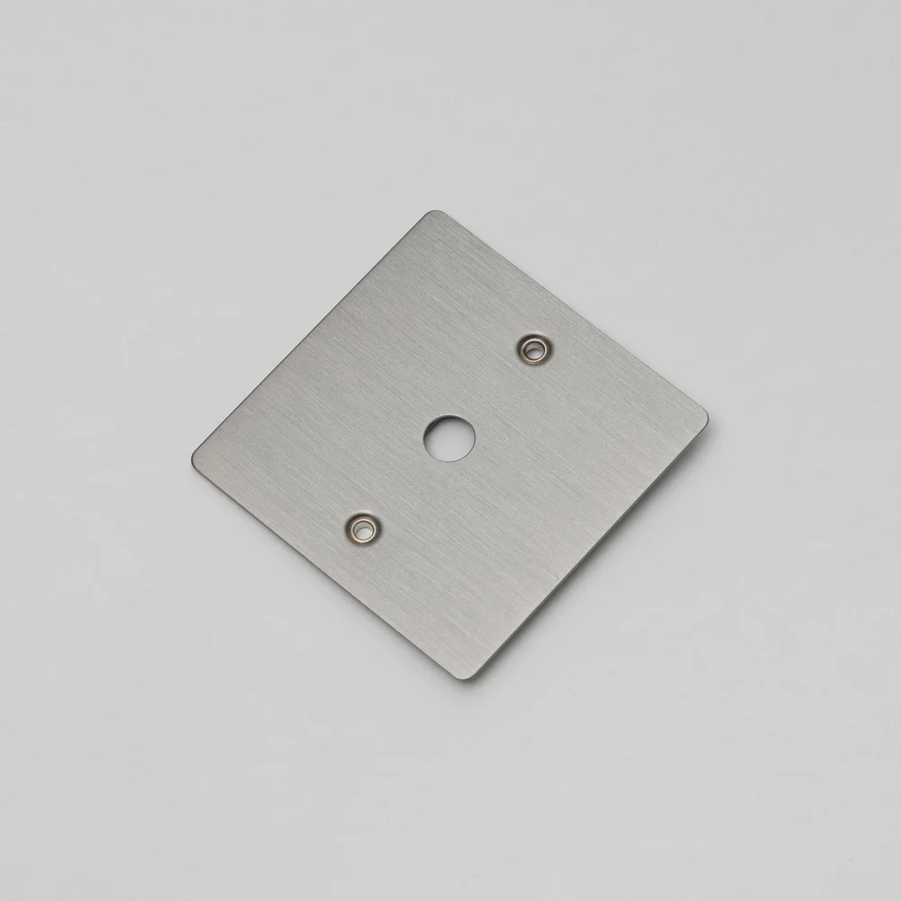 Buster & Punch - 1G Wall Plate Dimmer or Toggle - Steel Finish