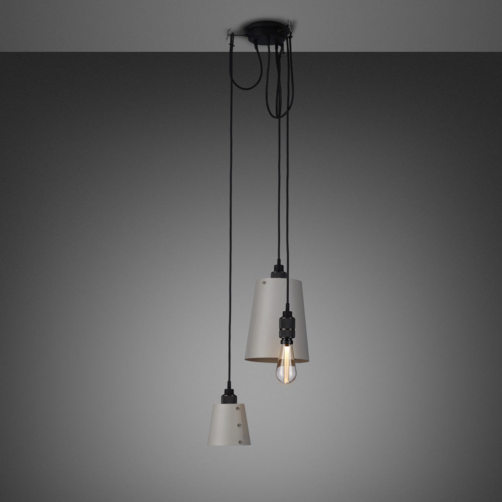 Buster & Punch Hooked Pendant Chandelier - 3.0 - Mix - Stone - Smoked Bronze - 2.6m