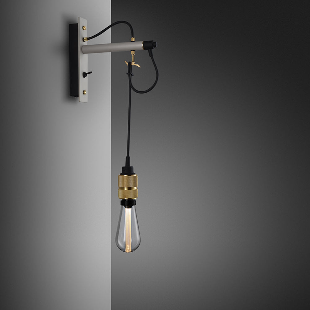 Buster & Punch Hooked Wall Light - Nude - Stone - Brass