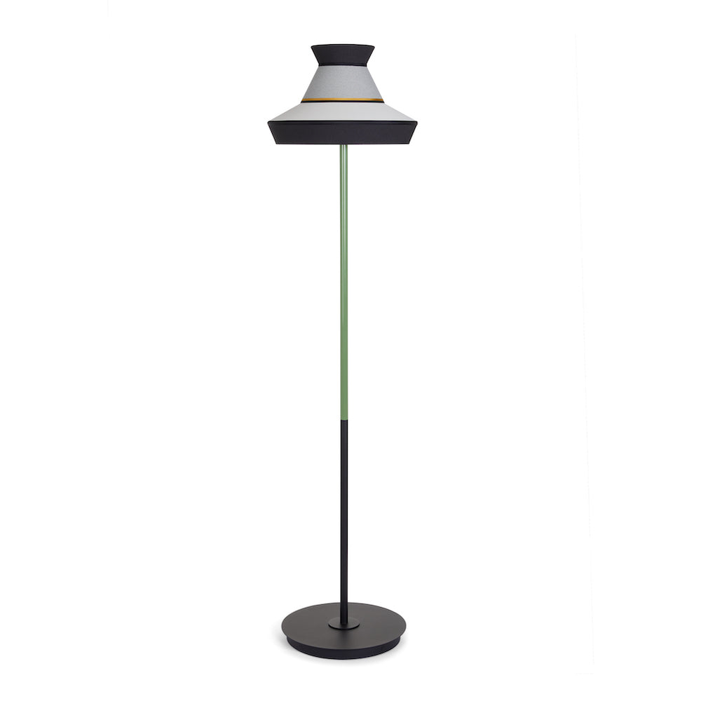 Contardi Lighting Calypso FL Floor Stand Lamp - Guadaloupe - Reseda Green Lacquered - Sale & Pepe