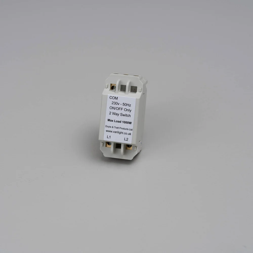 Buster & Punch - Dummy Dimmer Module Push On/Off Switch 2 Way - White Finish