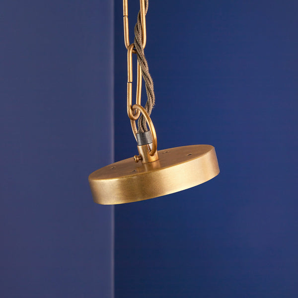 Pooky - Three Tiered Conchita Chandelier - Prismatic Glass And Brass