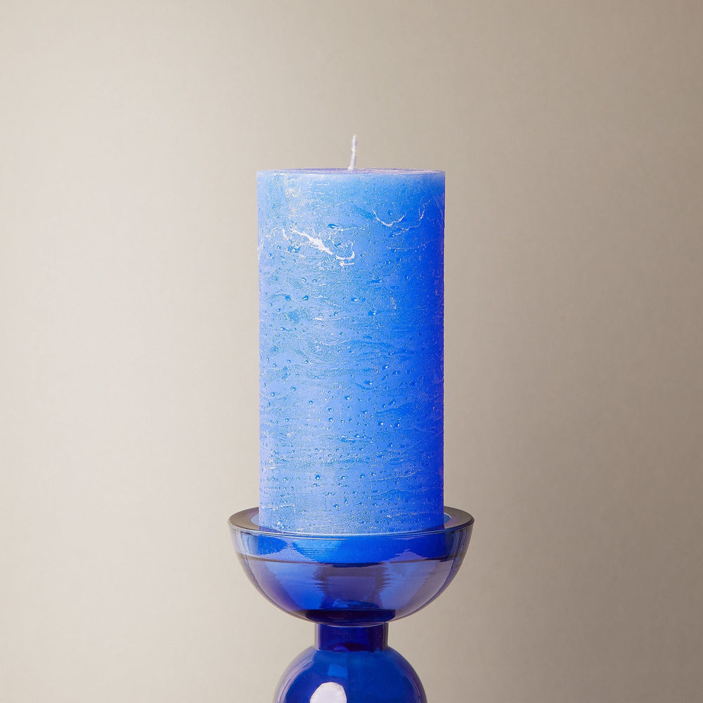 Pooky - Regular Ferris Pillar Candle - French Blue