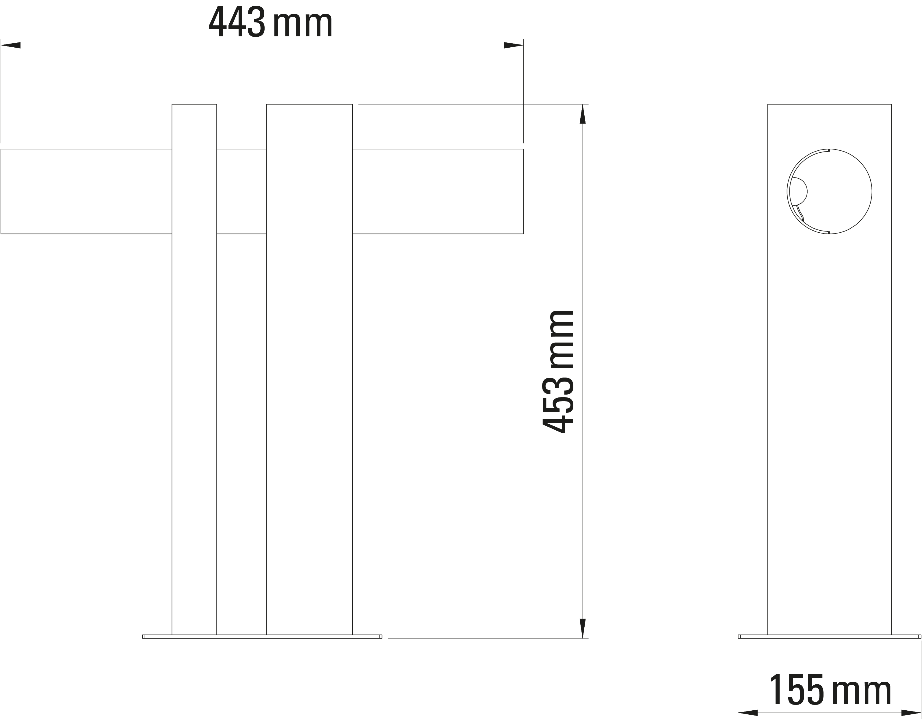 DCW Editions Collection Cauvet Pi table light