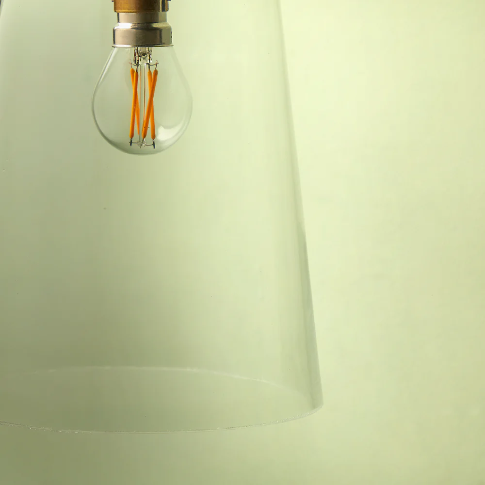 Pooky - Hazel Pendant Light Shade - Clear Glass