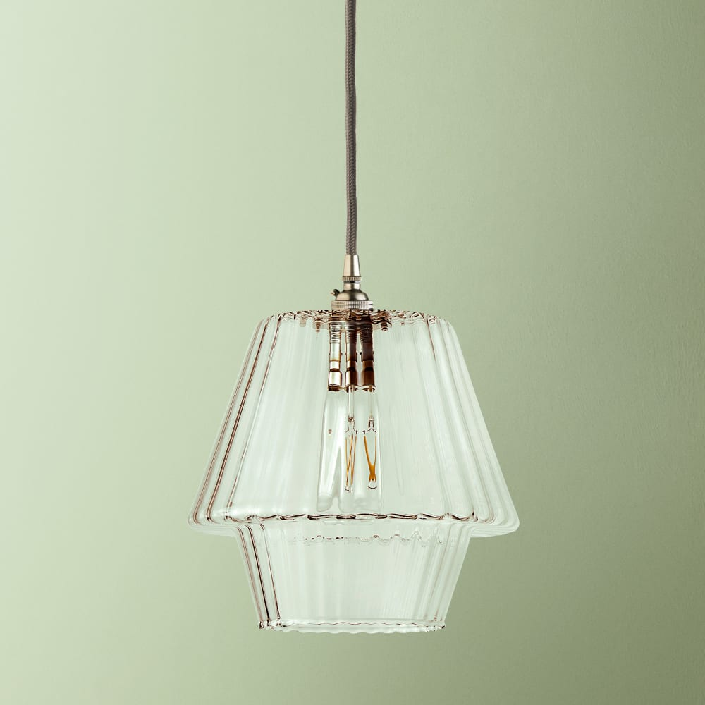 Pooky - Outline Pendant Light Shade - Clear Glass