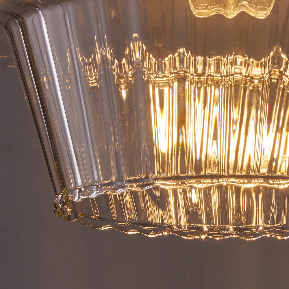 Pooky - Outline Pendant Light Shade - Clear Glass
