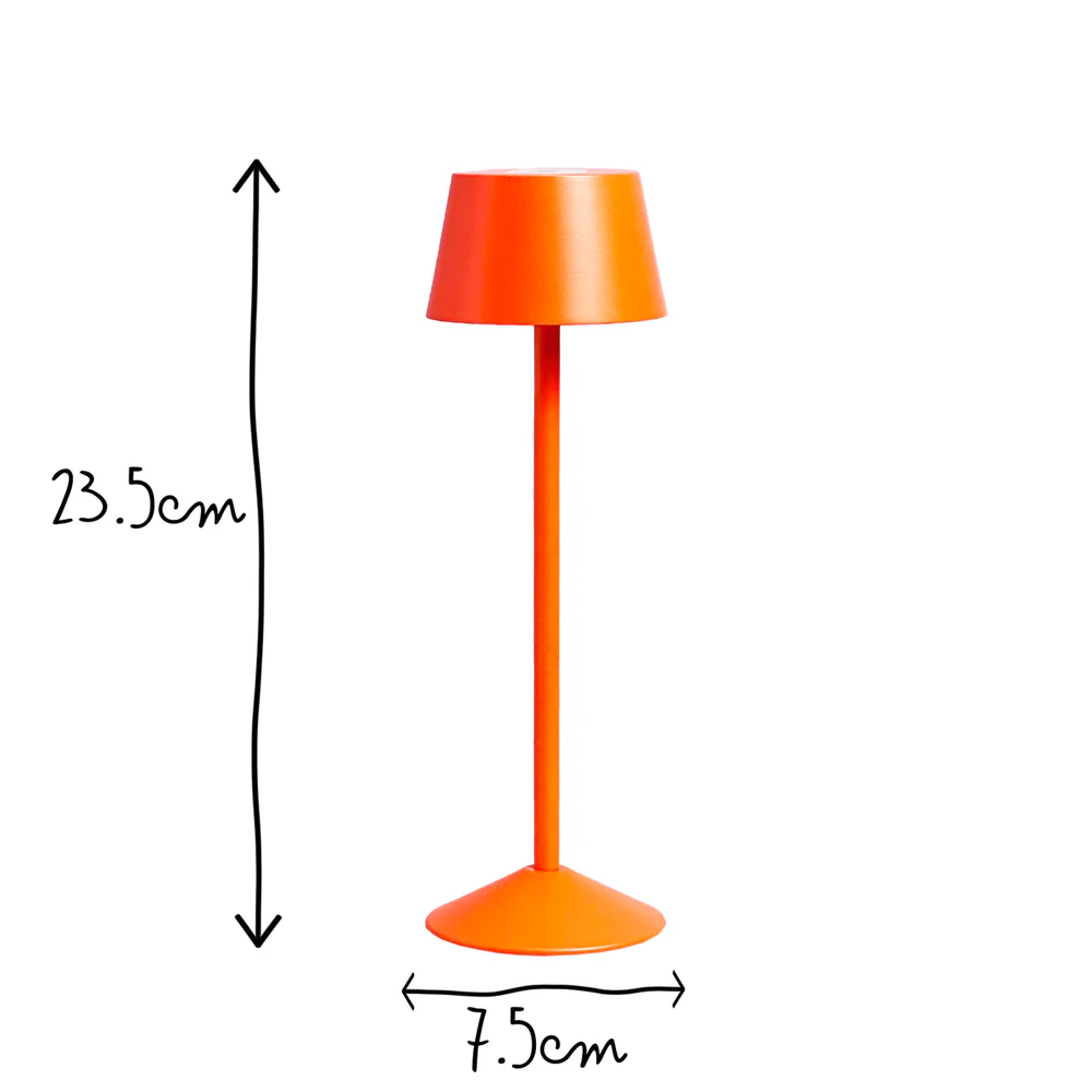Pooky - Wee Scoon Rechargeable Table Lamp - Orangeade