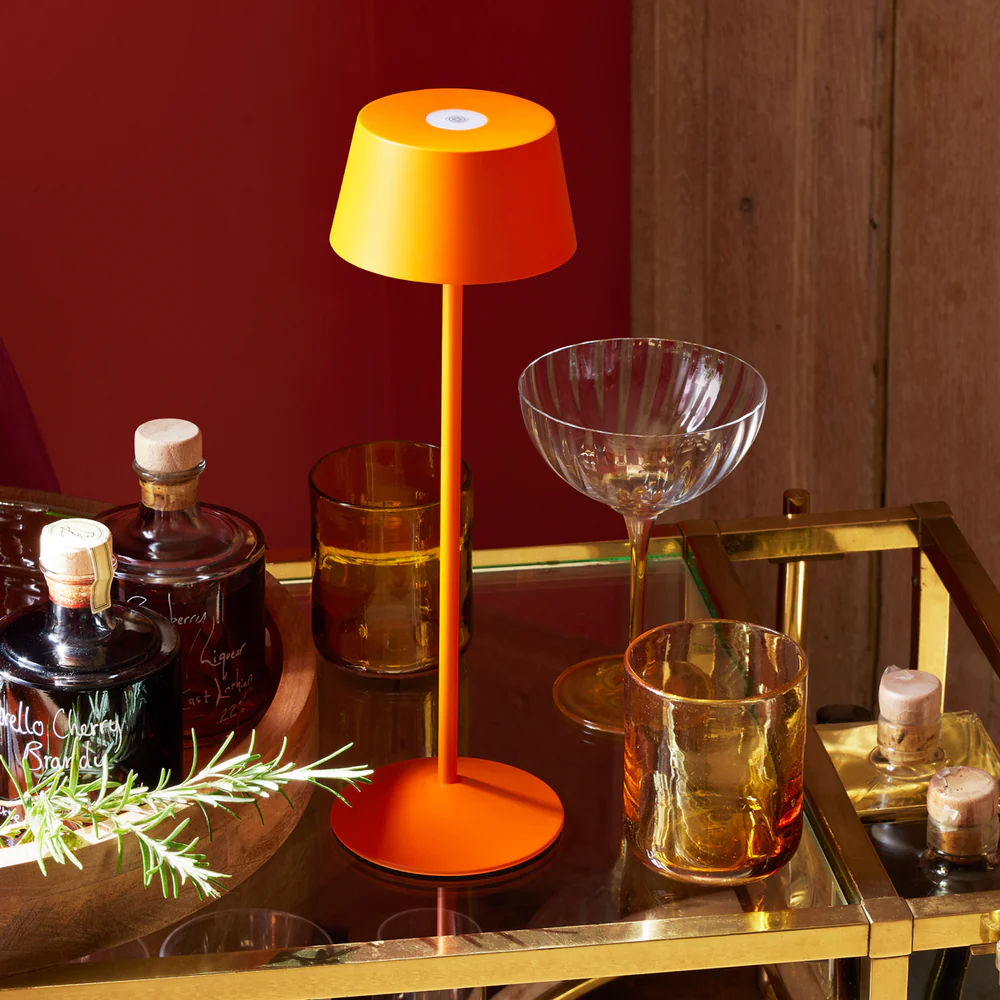 Pooky - Scoon Rechargeable Table Lamp - Orangeade