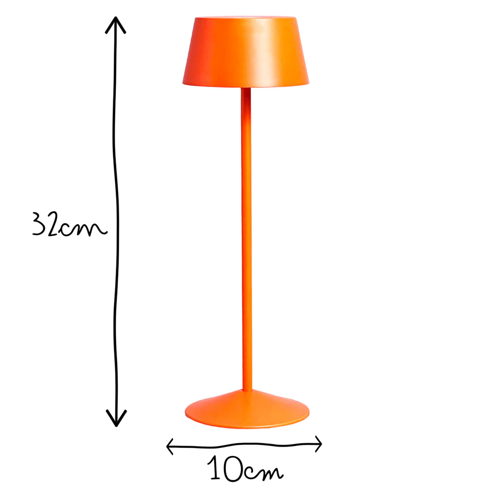 Pooky - Scoon Rechargeable Table Lamp - Orangeade