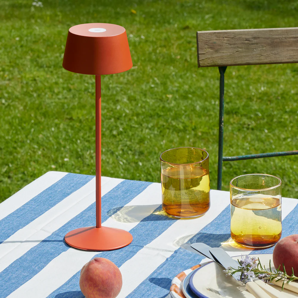 Pooky - Scoon Rechargeable Table Lamp - Rust
