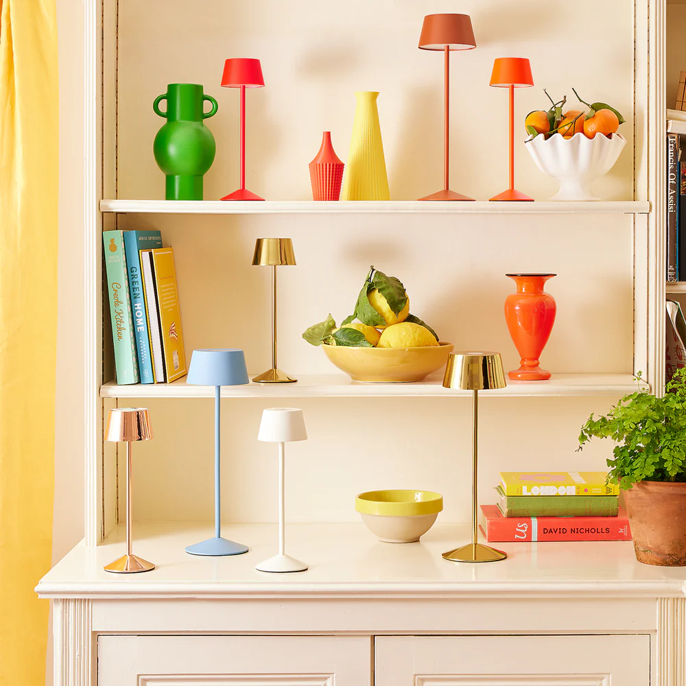Pooky - Wee Scoon Rechargeable Table Lamp - Shale