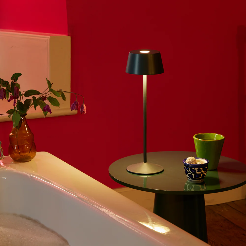 Pooky - Scoon Rechargeable Table Lamp - Shale