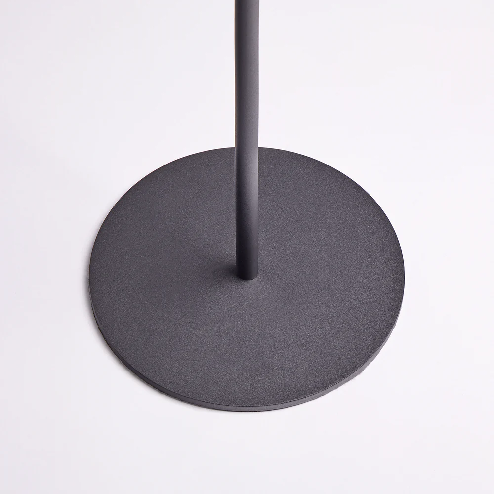 Pooky - Twinky Rechargeable Floor Lamp - Black With Brass Hood
