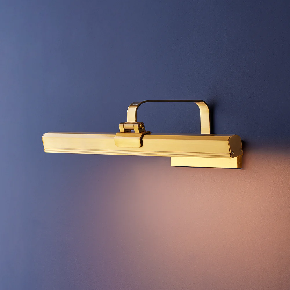 Pooky - Marcel Rechargeable Picture Light - Regular - Antique Brass Finish