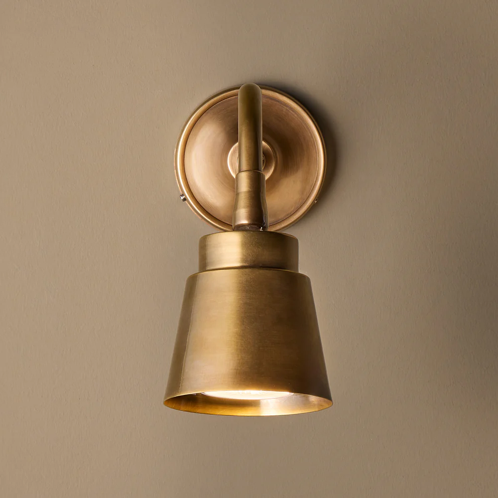 Pooky - Wendell Wall Light - Antique Brass