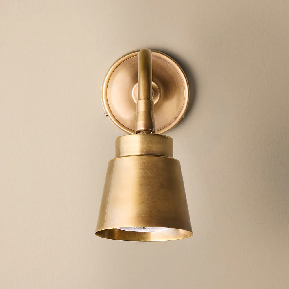 Pooky - Wendell Wall Light - Antique Brass